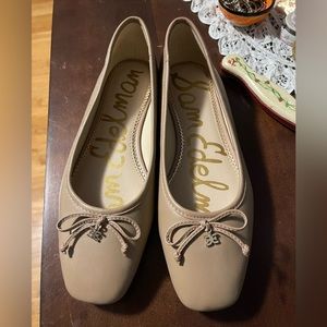 Sam Edelman Nude Ballet Flats New Size 7